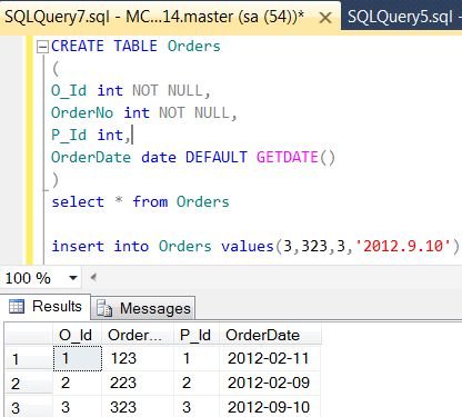Add Column To Table In Sql Server 2008 With Default Value
