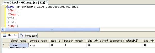 Sql Server 2012 Data Compression Performance
