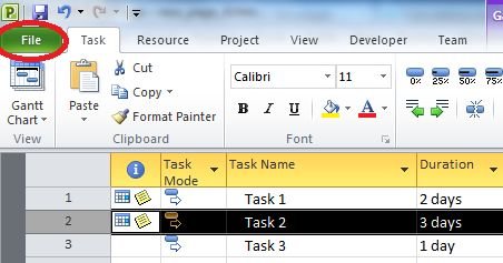 select-file-tab-in-project 2010.jpg